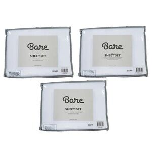 Bare Home Premium 1800 Ultra-Soft Microfiber Collection King Sheet Set - 3 Pack